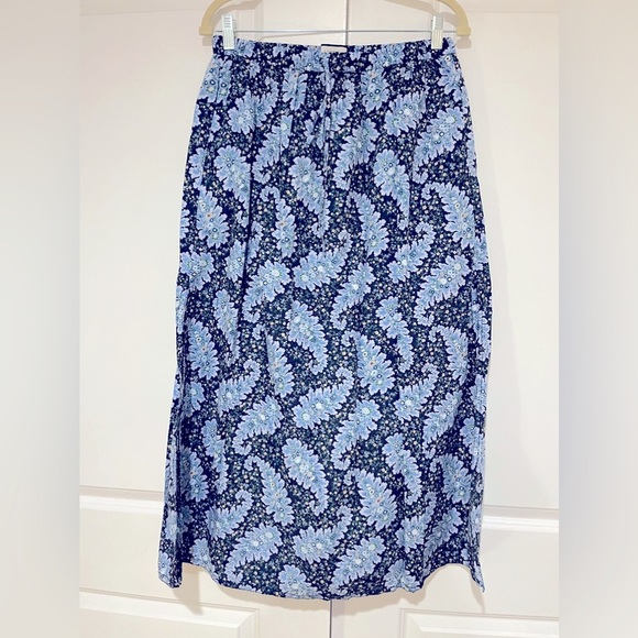 J.Crew Collection pull on skirt in Ratti pacific Paisley NWOT - Picture 3 of 11